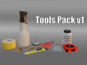 Tools Pack v1 Modelo 3D