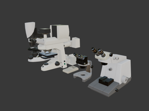 Microscopic Equipment Pack Modelo 3D