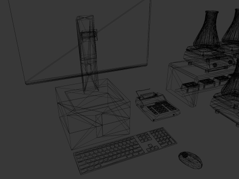 Laboratory Equipment Pack 3D Model