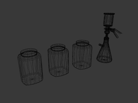 Laboratory Equipment Pack 3D Model