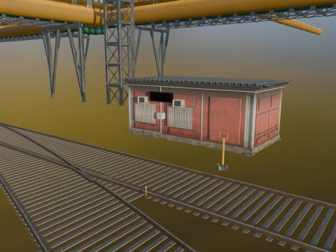 Railway Scenery Pack Modèle 3D
