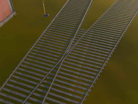 Railway Scenery Pack 3D Model