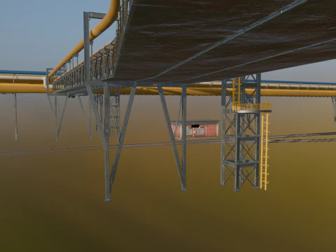 Railway Scenery Pack 3D Model