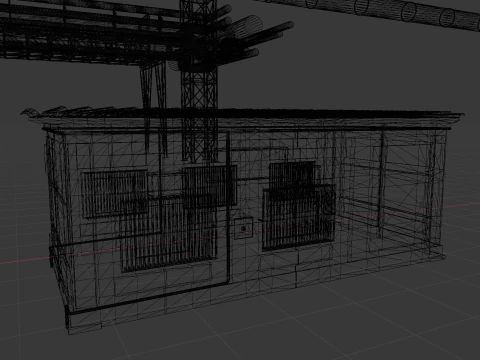 Railway Scenery Pack 3D Model