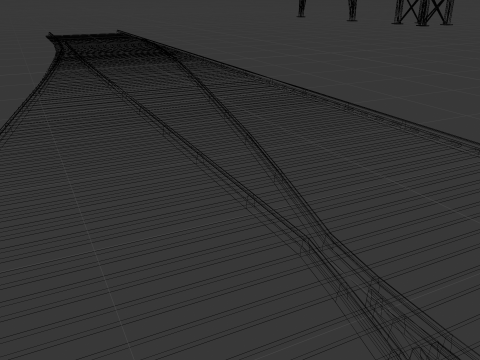 Railway Scenery Pack Modèle 3D