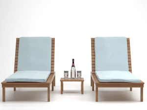 sedia a sdraio Modello 3D