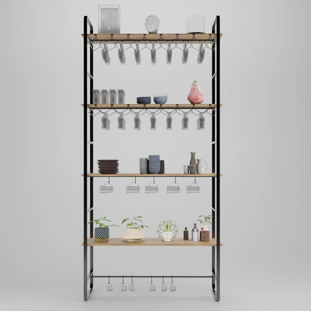 kitchen cabinet 3D Model .c4d .max .obj .3ds .fbx .stl .blend 