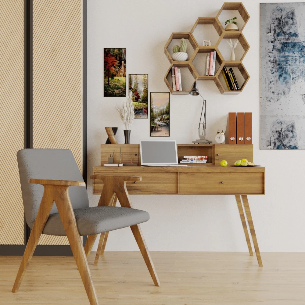 scrivania da ufficio Modello 3D .c4d .max .obj .3ds .fbx .stl .blend 