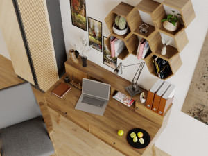 office desk Model 3D