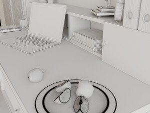 office desk Model 3D