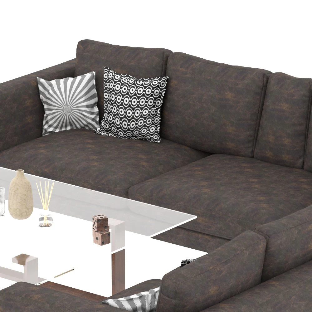 leather sofa 3D Model .c4d .max .obj .3ds .fbx .stl .blend 