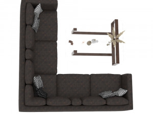 leather sofa 3D 모델