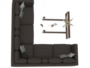 leather sofa 3D Model