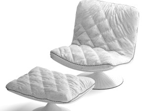 bb armchair Model 3D