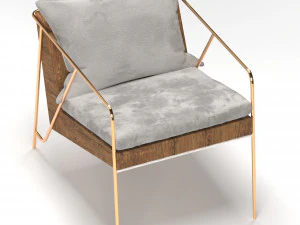 mass lounge chair 3D Model