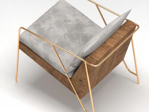 mass lounge chair 3D Model