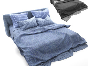 bed adairs bed 3D मॉडल