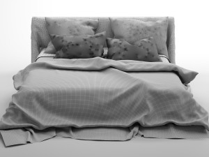bed adairs bed 3D मॉडल