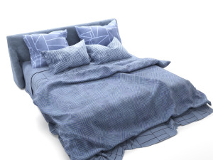 bed adairs bed 3D मॉडल
