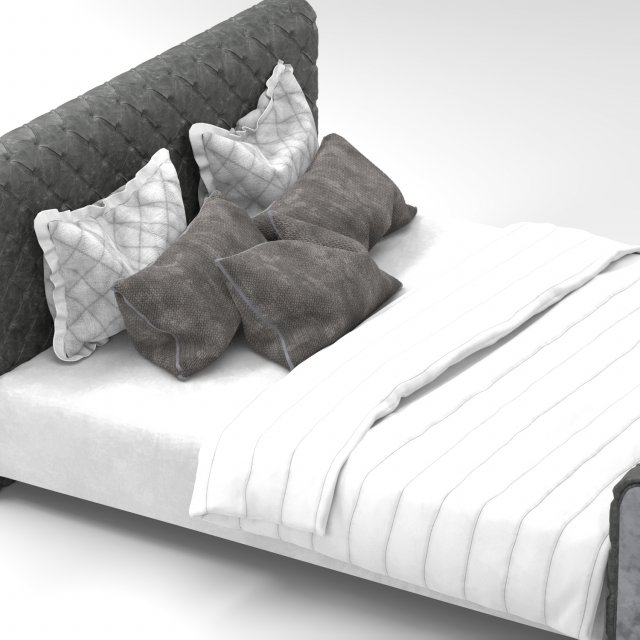ambassador bed frame Modèle 3D .c4d .max .obj .3ds .fbx .stl .blend