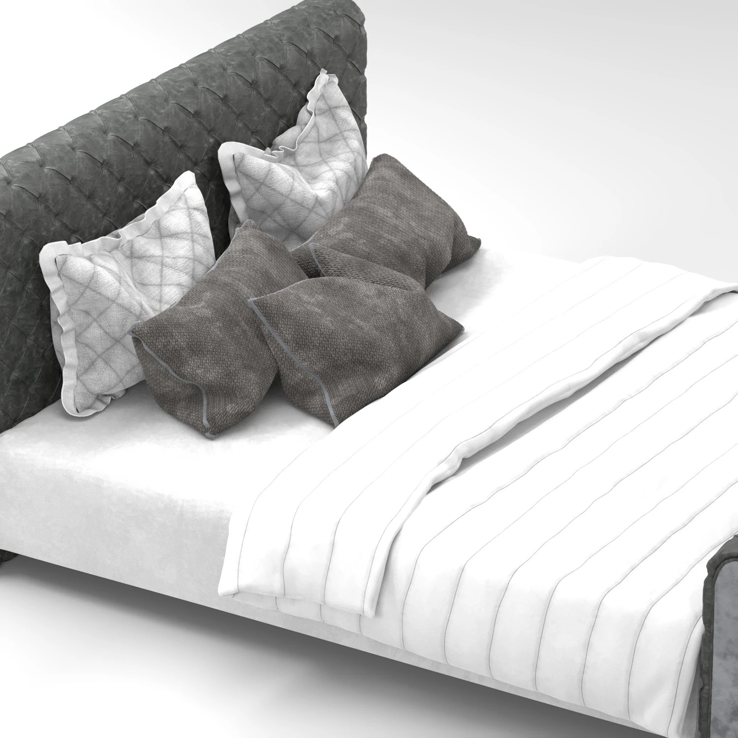 ambassador bed frame 3D Model .c4d .max .obj .3ds .fbx .stl .blend