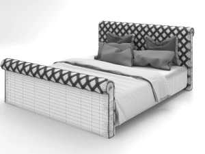 ambassador bed frame 3D Model