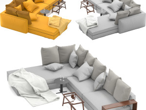 groundpiece sofa 3D Model