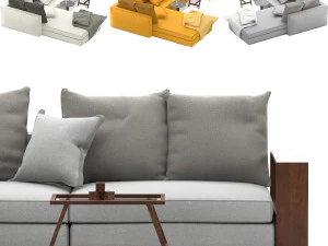 groundpiece sofa 3D Model