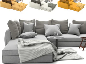 groundpiece sofa 3D Model