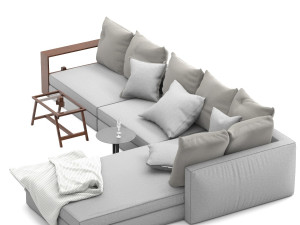 groundpiece sofa 3D-Modell