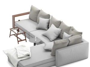 groundpiece sofa 3D Model