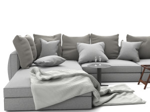 groundpiece sofa 3D-Modell