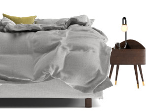Bahra king bed 3D Model