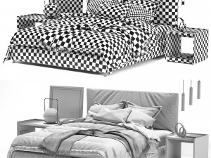 Ribbon bed 3D Model