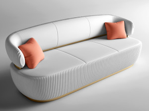 sofa 3d model Modello 3D
