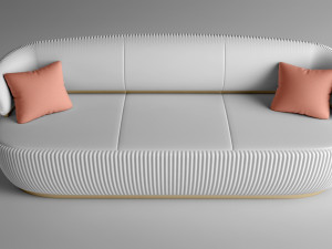 sofa 3d model Modello 3D