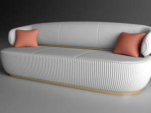 sofa 3d model Modello 3D