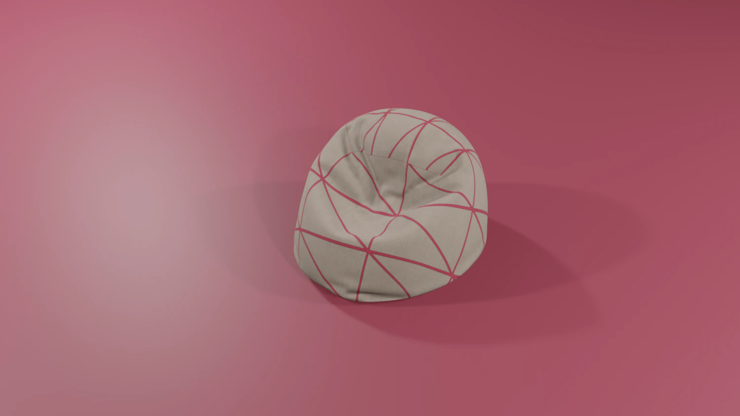 ottomanbean bag 3D Model .c4d .max .obj .3ds .fbx .stl .blend 