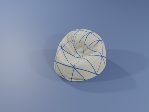 ottomanbean bag 3D Model