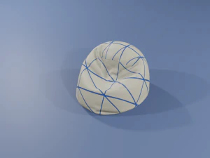 ottomanbean bag 3D Model