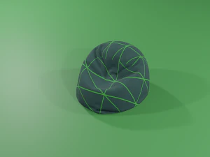 ottomanbean bag 3D Model