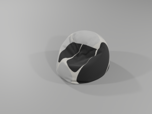 ottomanbean bag 3D Model