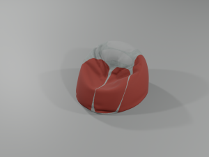 ottomanbean bag 3D Model