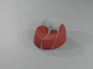 ottomanbean bag 3D Model