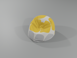 ottomanbean bag 3D Model