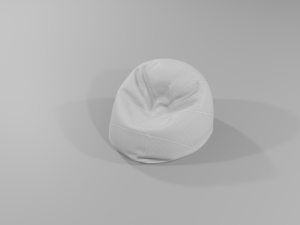 ottomanbean bag 3D Model