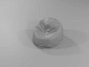ottomanbean bag 3D Model