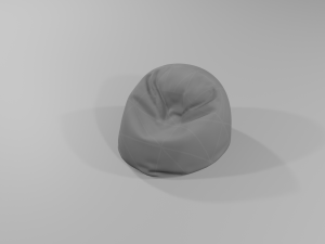 ottomanbean bag 3D Model