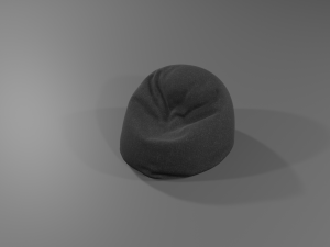 ottomanbean bag 3D Model