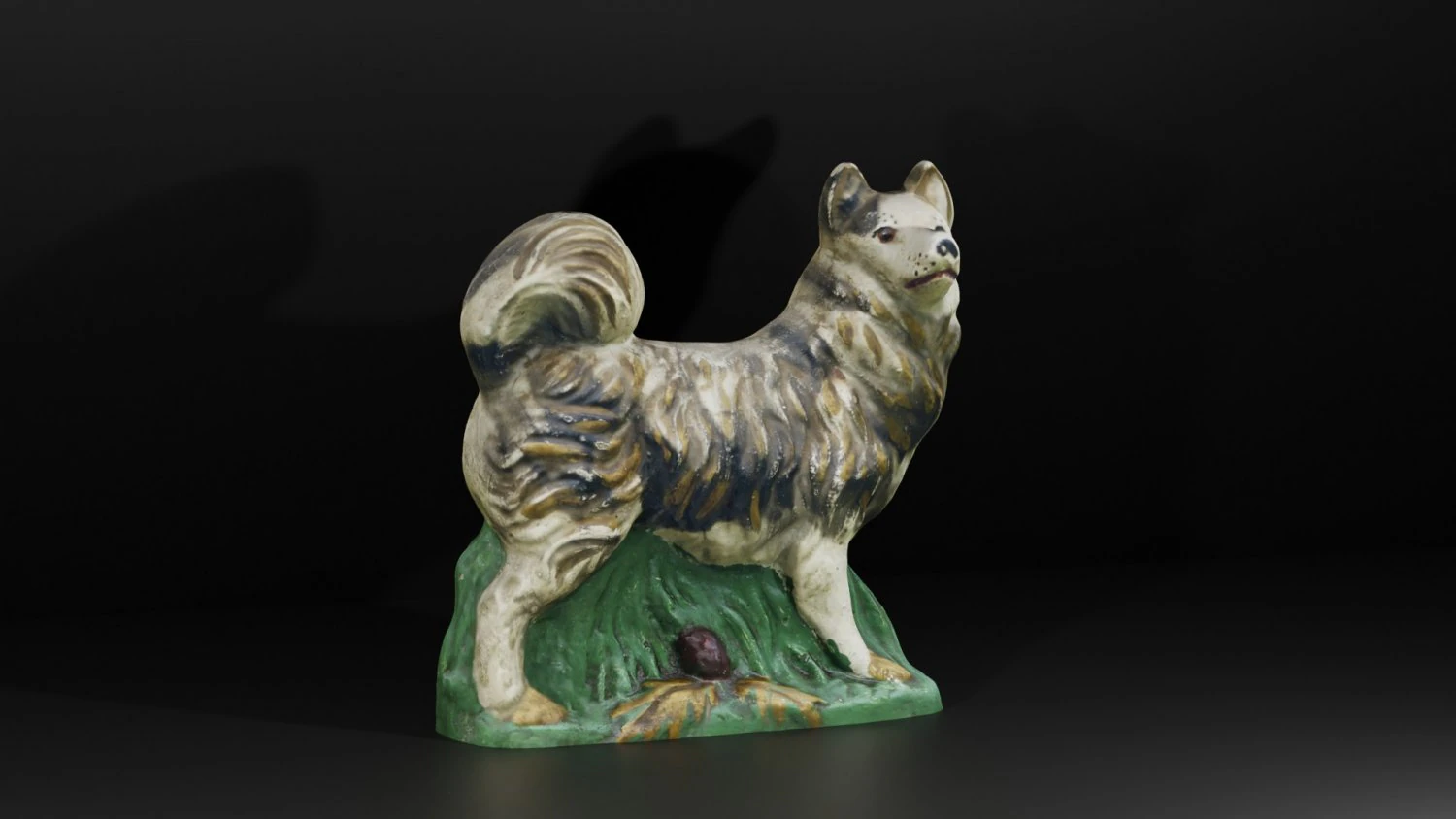 Sculpture of a dog for interior 3D Print Model .c4d .max .obj .3ds .fbx .stl .blend 
